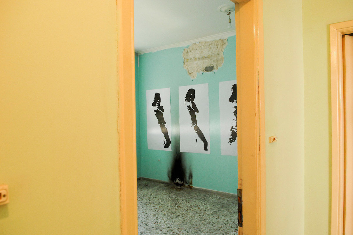 Alexandra Kollaros Bimbo Warrior artworks for Bad Girls don't go to Heaven exhibition Remap KM