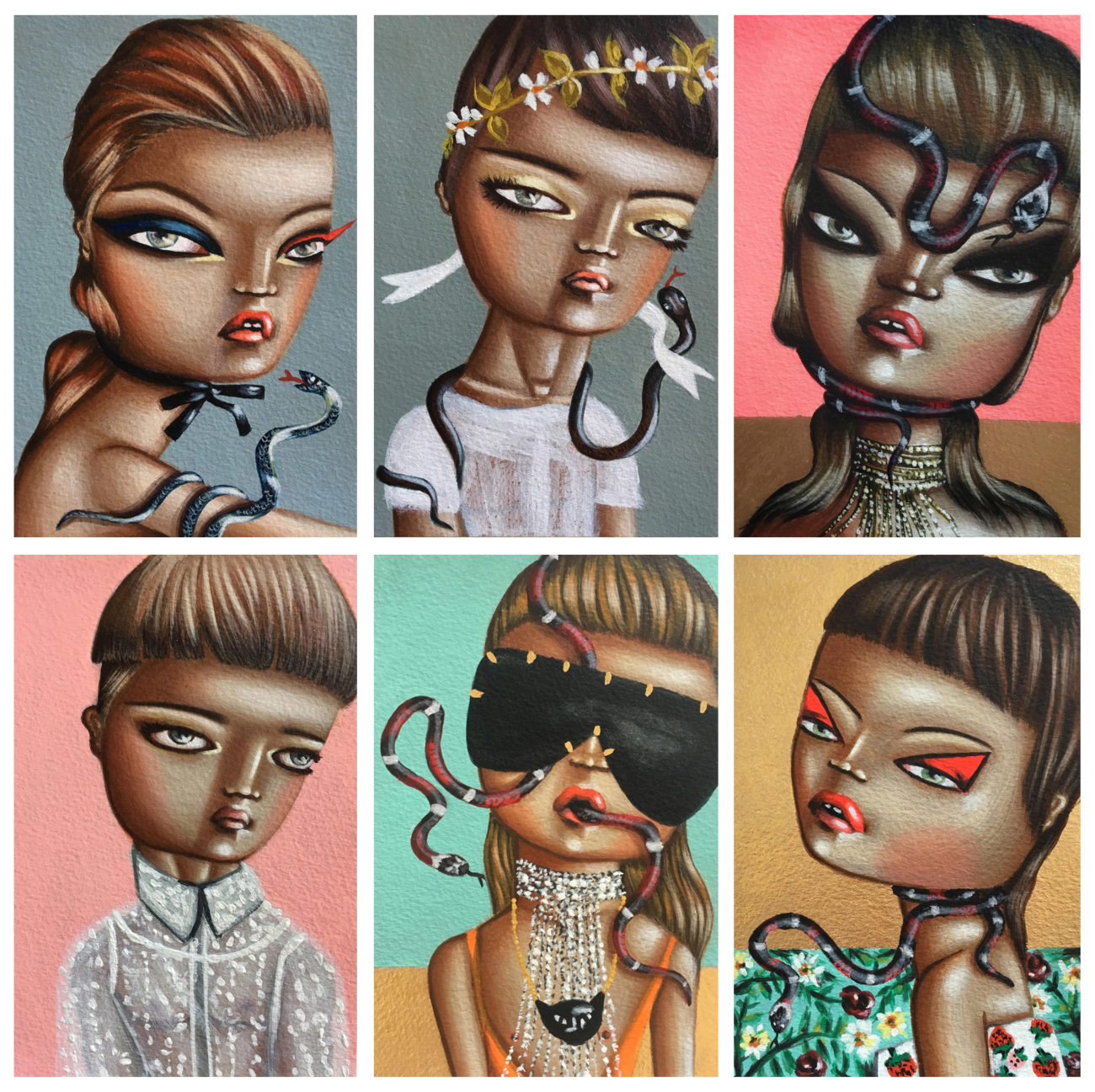 fashion illustrations by Constantine Vraziotis