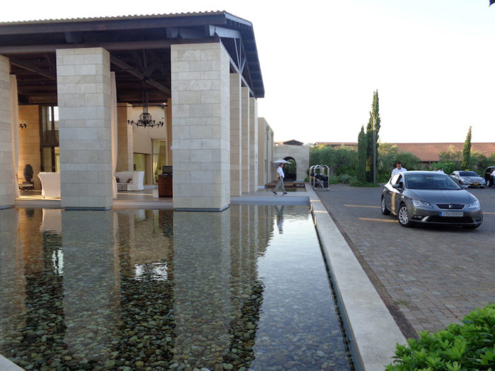 Romanos resort entrance