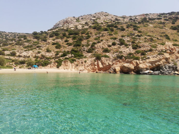 crystal waters in Iraklia island