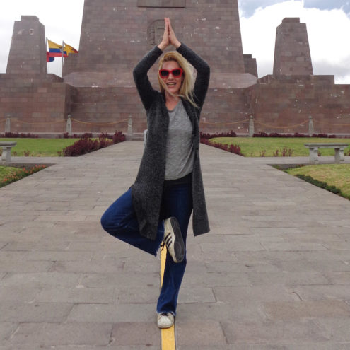 Alexandra Kollaros Mitad del Mundo portrait