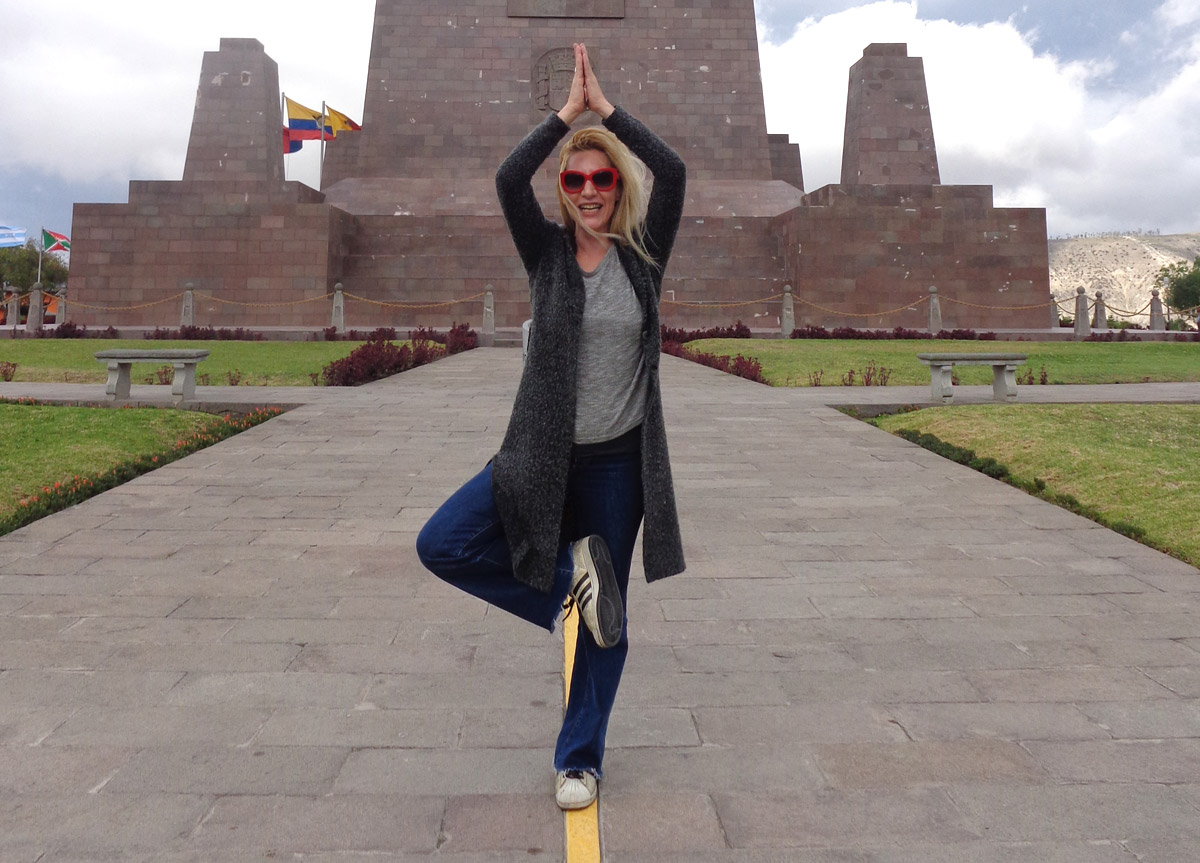 Alexandra Kollaros Mitad del Mundo portrait