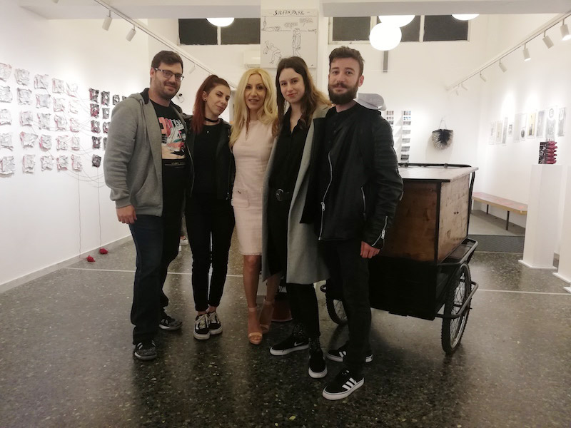 Alexandra Kollaros pop up show Ro Art Space Thessaloniki