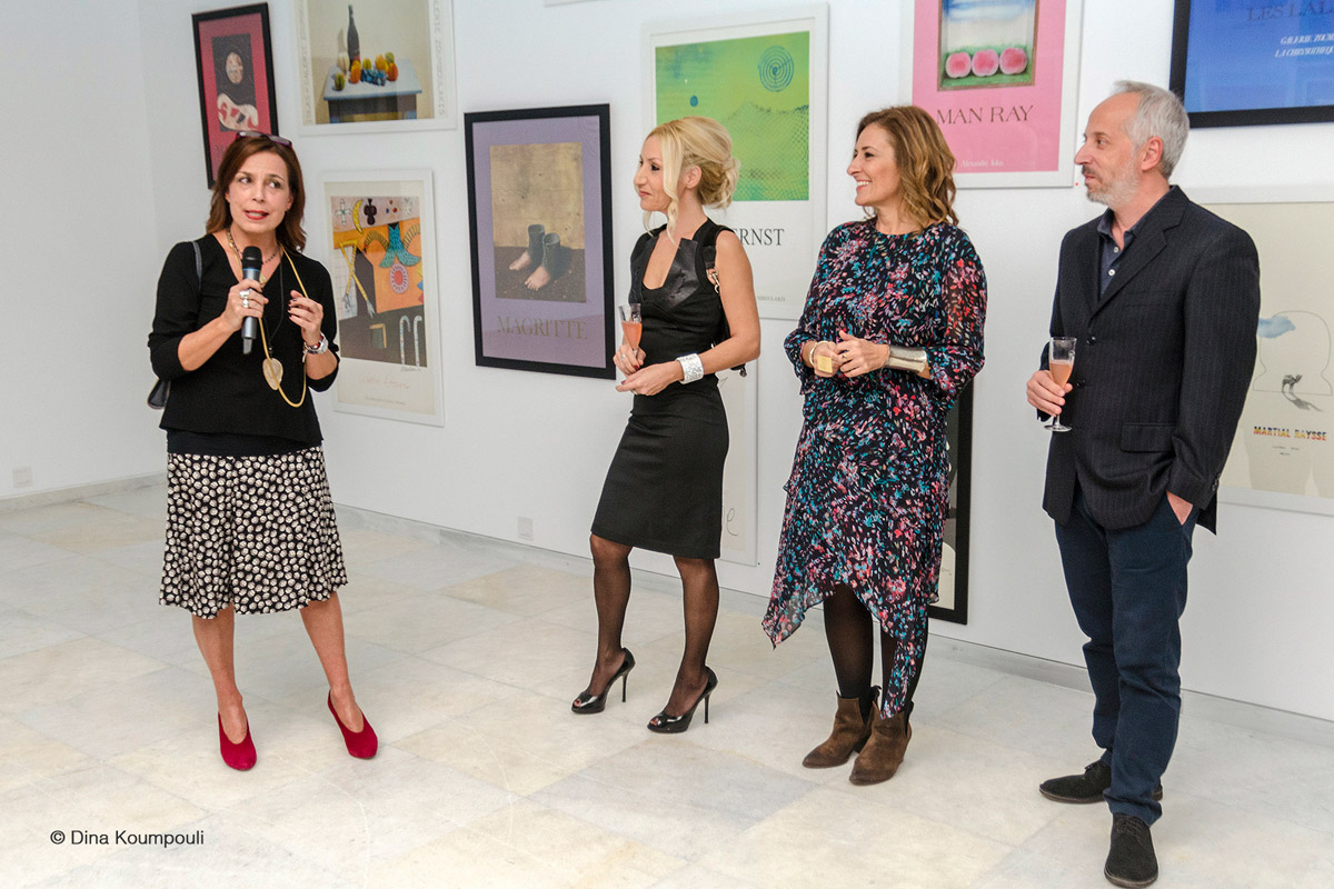 Alexandra Kollaros book launch in Zoumboulakis Gallery