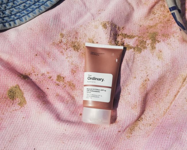 The ordinary Mineral sunscreen spf 15 Alexandra Kollaros photo