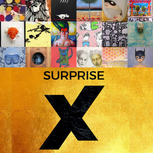 SURPRISE X exhibition logo