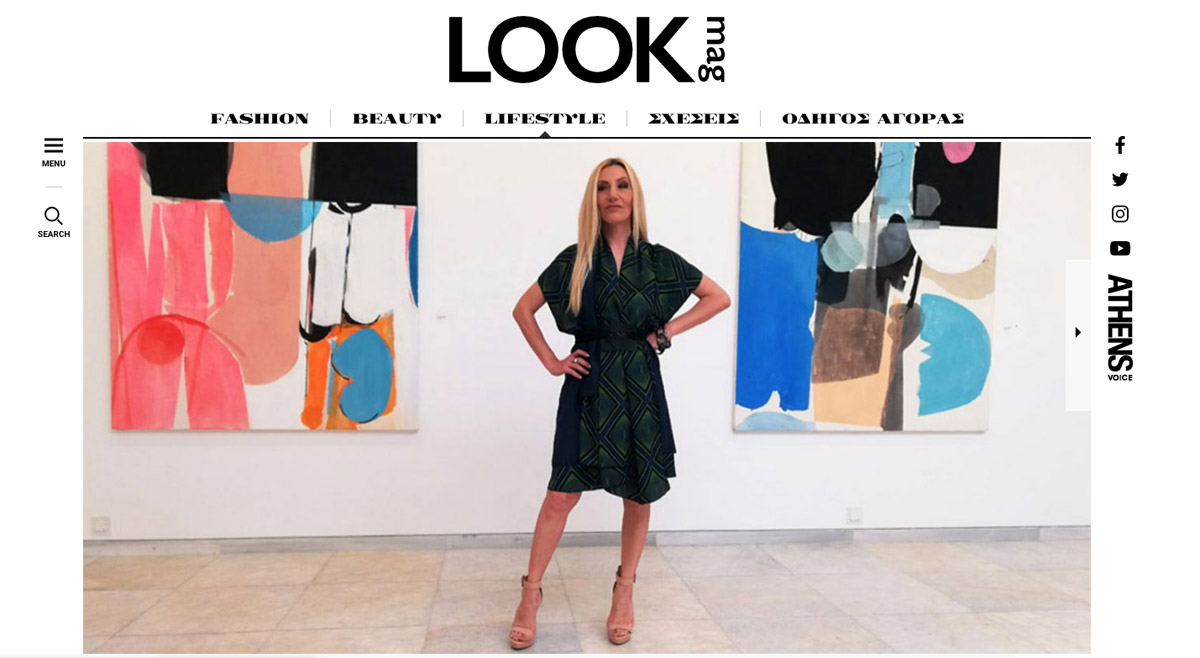 Alexandra Kollaros in Look magazine